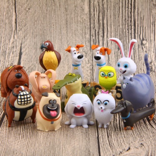 14pcs/lot The Secret Life of Pets Snowball Gidget Mel Max Duke...