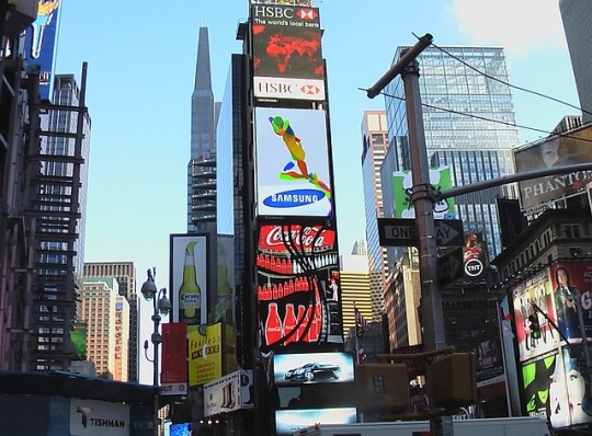New York downtown time square