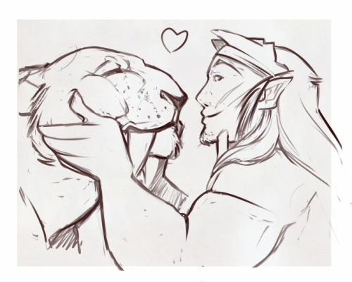 isei-silva:Super fast sketch of Alkrenon and his love, his...