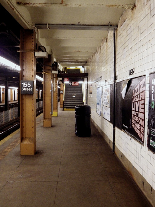 Wandering New York, The 155th Street Station on the 8th Avenue Line.