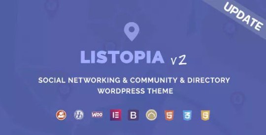 Listopia v2.1.1 - Directory, Community WordPress Theme Nulled