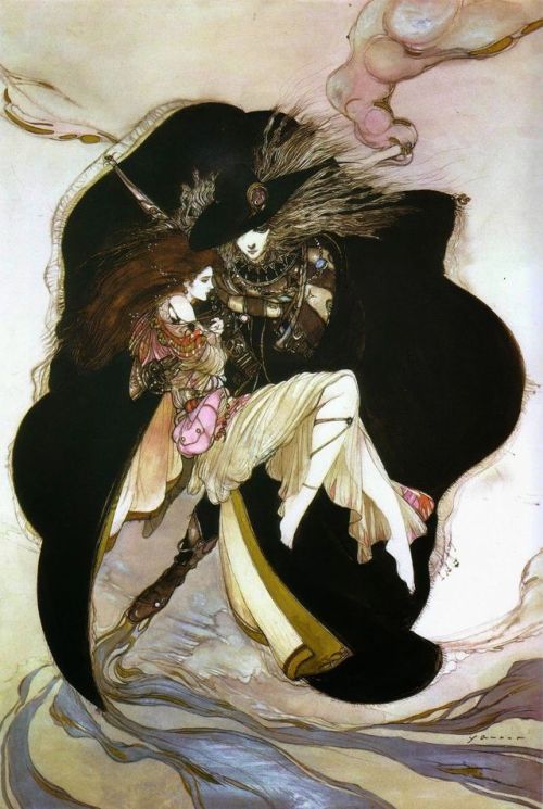 geekynerfherder:‘Vampire Hunter D’ by Yoshitaka Amano