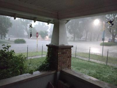 A wider view of my porch