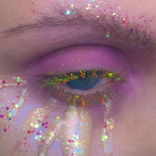 glitter makeup | Tumblr