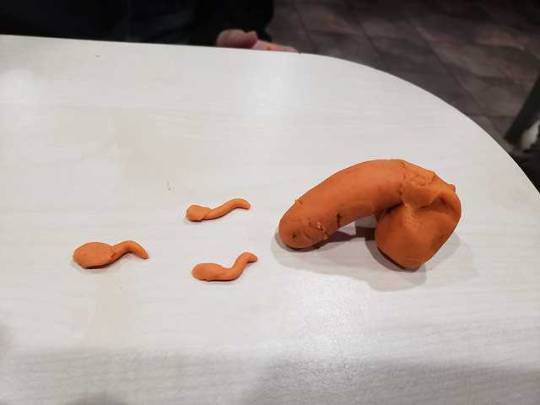 What happens when youre bored as fuck and you have playdough lol #artistry
