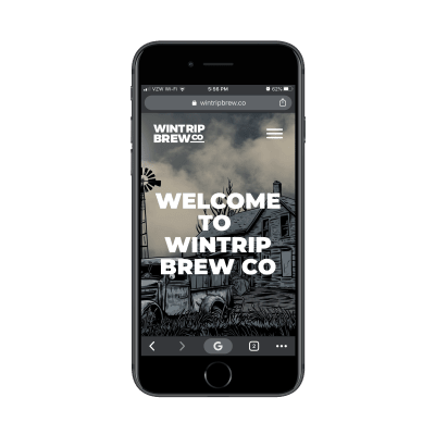 Wintrip Brew Co. mobile site