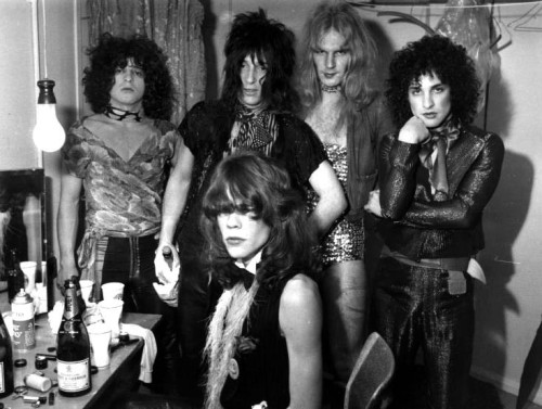 soundsof71:New York Dolls getting dolled up: David Johansen,...