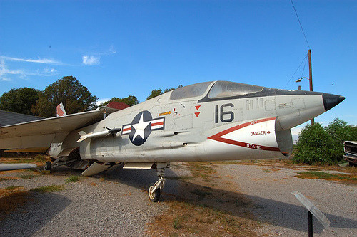 DSC_3806 F-8 Crusader jet fighter at Planes of Fame Museum…. – USA ...