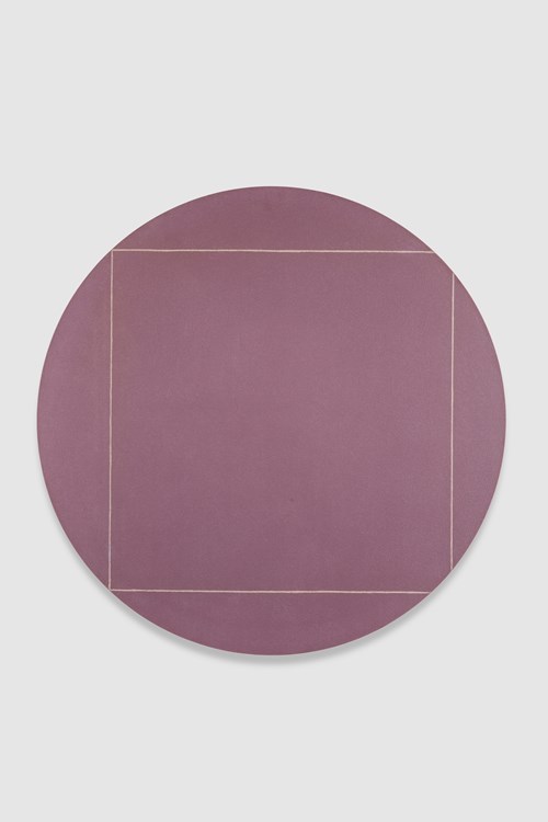 paintedout:Robert Mangold, Circle Painting #4, 1973