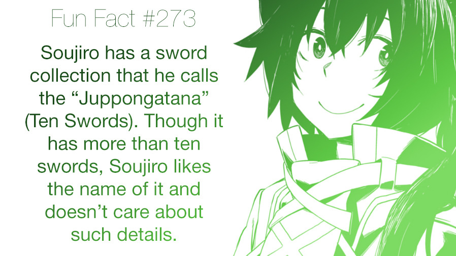 Log Horizon Fun Facts Log Horizon Fun Fact 273 Soujiro Has A