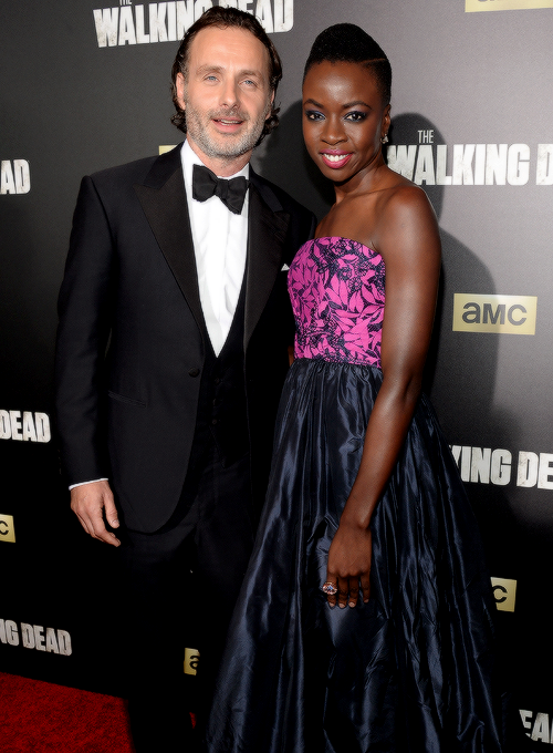 The Walking Dead — Andrew Lincoln and Danai Gurira attend AMC’s ‘The...