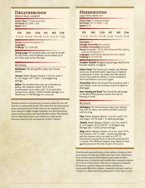 dnd-5e-homebrew:Desert Monsters by gaylordqueen69