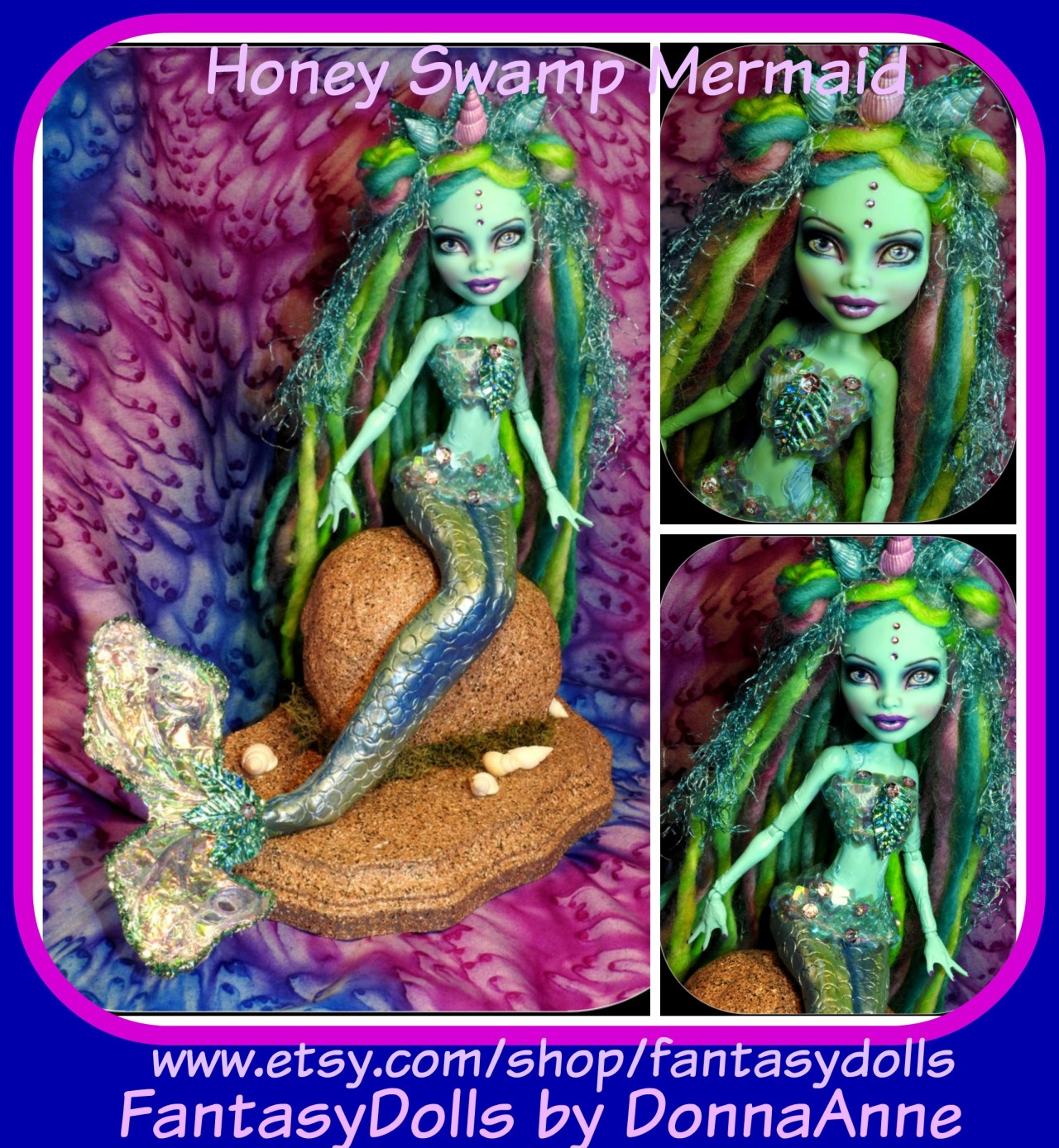 custom mermaid doll