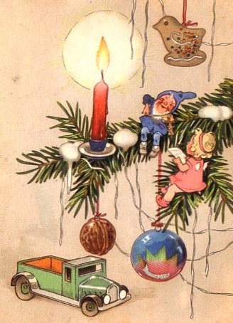 1950's german christmas card | Tumblr