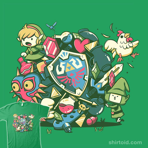 Let’s Roll Link by ilustrata is $12 today (10/10) at Shirt Punch