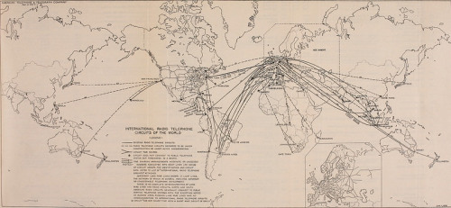 International radio telephone circuits of the... - Maps on the Web