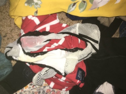 wornandused:8/7 raid. Soooo many worn dirty panties