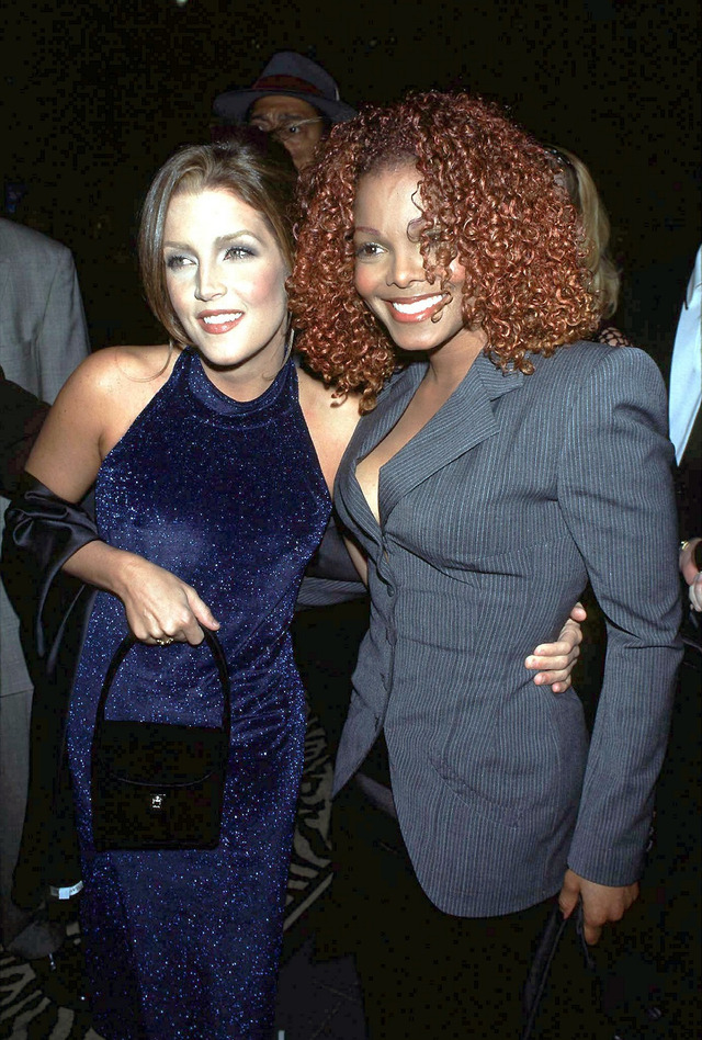 Janet Jackson With Lisa Marie Presley Marilyn Eclectic Vibes 0599