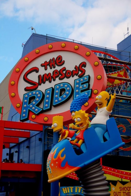 the simpsons ride on Tumblr