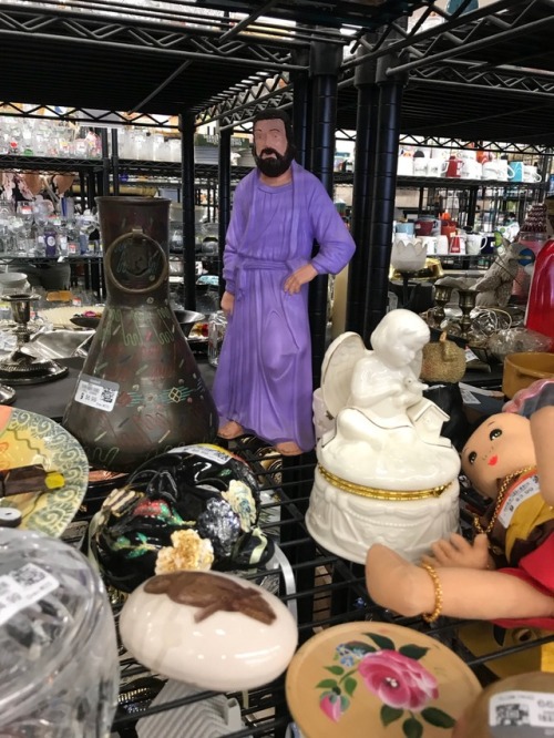 shiftythrifting:i ended up buying this weird jesus thing bc the...