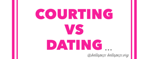 difference courting and dating