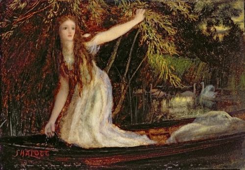 loumargi:(Arthur Hughes)The Lady of Shalott