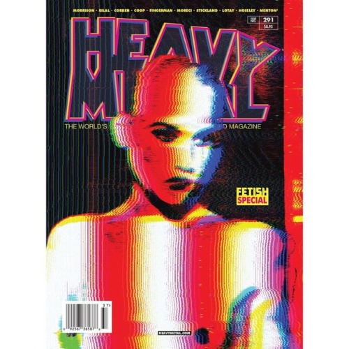 heavymetalmedia:Here’s another cover of our latest issue — cover...