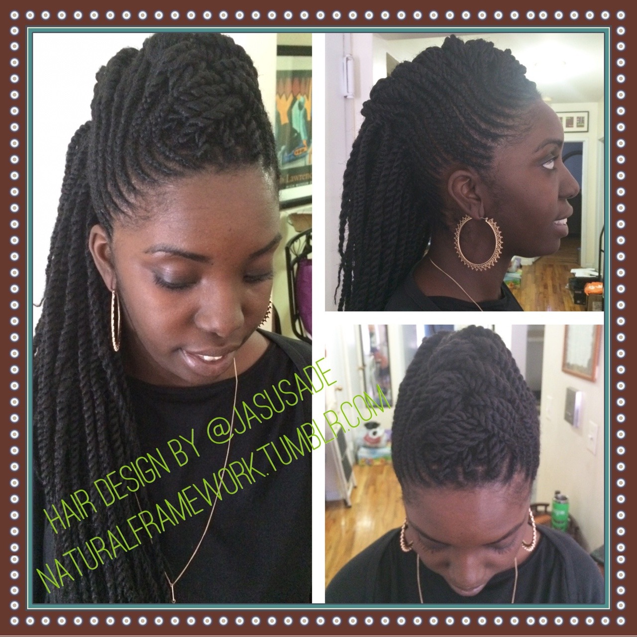 Natural Framework My Lil Sis Illyasah 2 Strand Flat