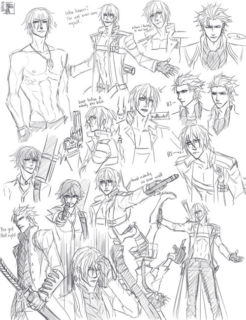 allylip:A whole page of DMC3 screenshot redraws~It’s been...