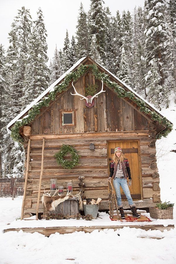 wood cabin on Tumblr