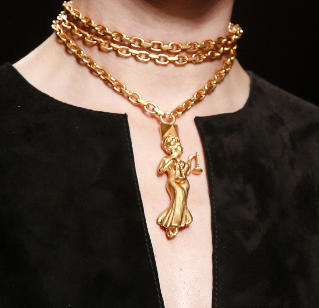 Stop, Drop & Vogue — Astrological necklaces at Valentino Spring/Summer...