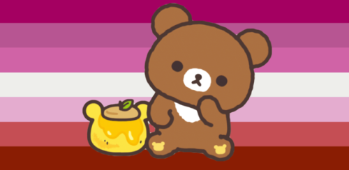 dykedva:Request: A bear themed lesbian flag for anonymous!...