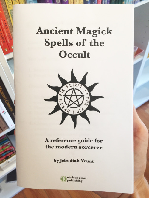 obviousplant:I made a book of “magic spells” and left it at a...