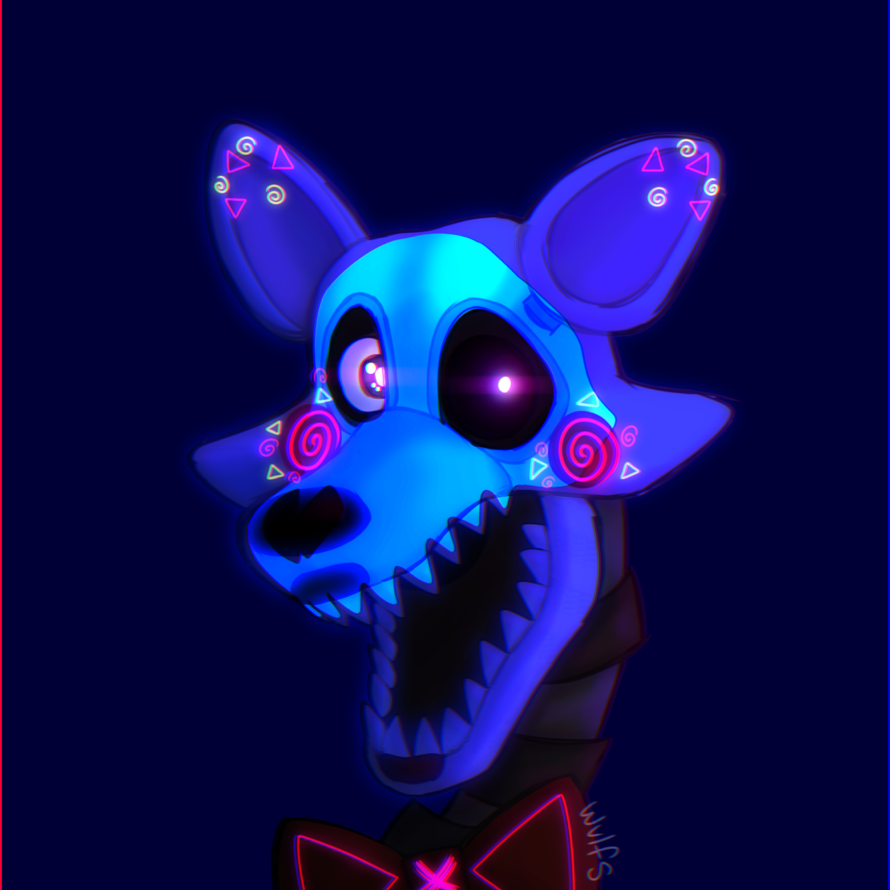 fnaf blacklight foxy