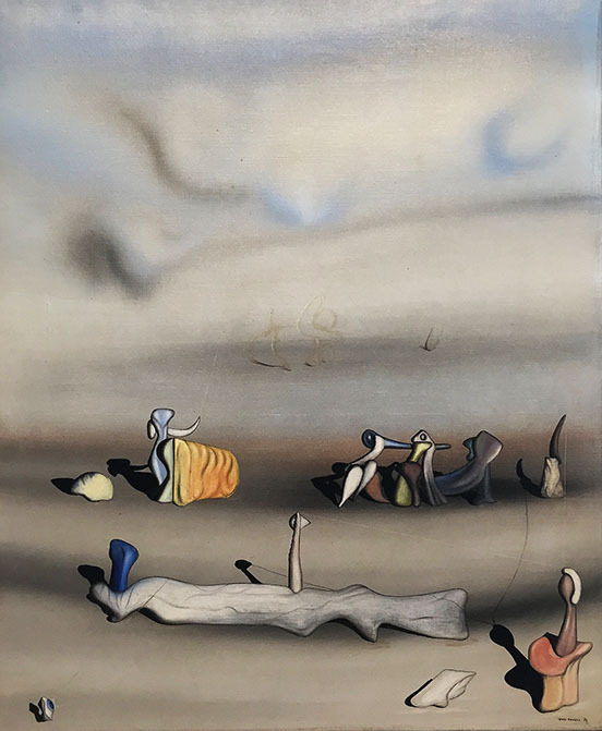 amare-habeo:
â€œ Yves Tanguy (French, 1900-1955)
Tomorrow (Demain), 1938
Oil on canvas, 98 x 67 cm
â€