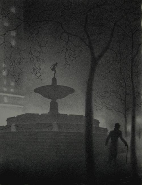 huariqueje:The Pulitzer Fountain, Evening   -   Ellison...