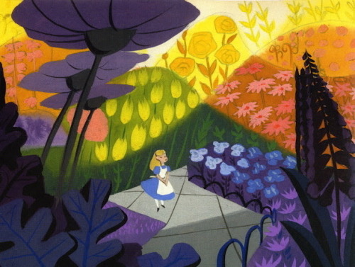 kingdomofanimation:Mary Blair, Whimsical Alice in Wonderland...