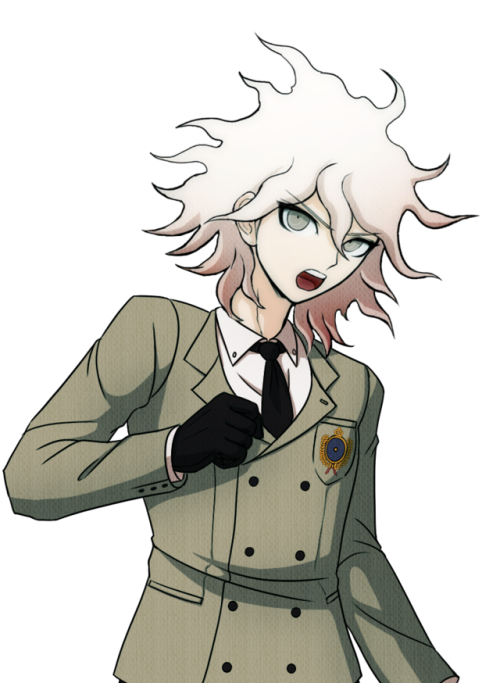 nagito komaeda sprite edit | Tumblr