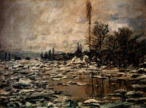 claudemonet-art:The Break-up of the Ice1880Claude...