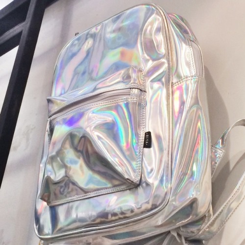 holographic crybaby backpack