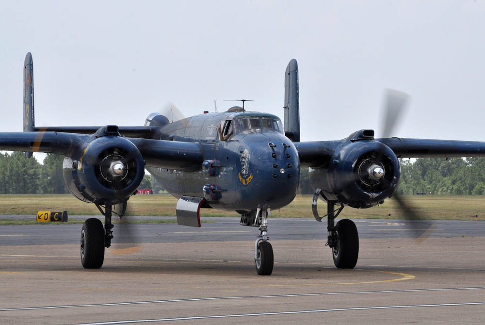 Retrowar — Front View Of The B-25