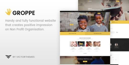 Groppe v2.5 - Nonprofit WordPress Theme Nulled