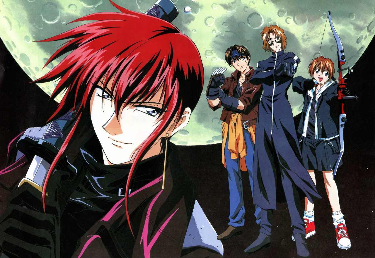 Animedia (01/1999) - Weiss Kreuz illustrated by... | Anim'Archive