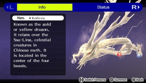 Kohryu, Shin Megami Tensei: Persona-series, Atlus