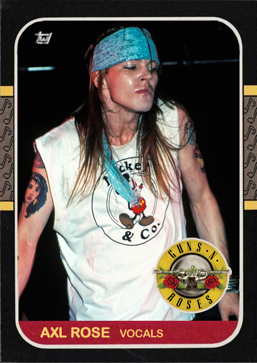 Axl Rose Guns N Roses 1987
