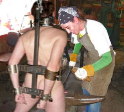Blacksmith Jeannine: ohhh please slave. that dick is so thin and small If you are crying from the heat and the vibrations the hammer is creating through your little dick then fine but if you are crying because you are not going to be using it for...