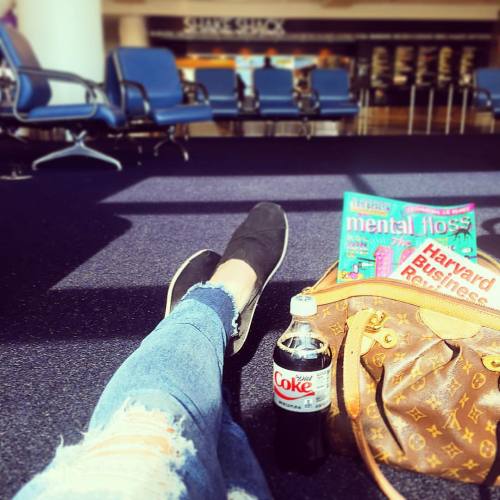 Important #AirportFloorNap in preparation for an awesome trip to LA and ...
