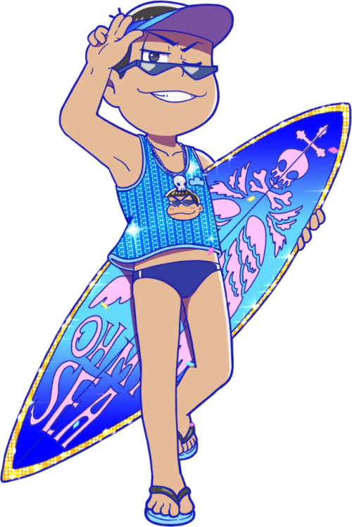 gyozamatsu:A sparkly Karamatsu. A rainbow Karamatsu. A speedo...