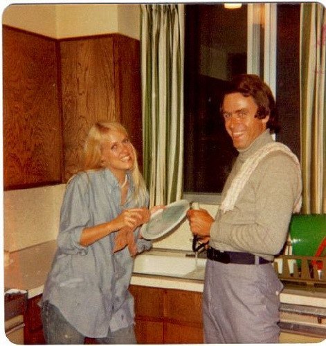 truecrimerip:Rare picture of Ted Bundy with a neighbour.