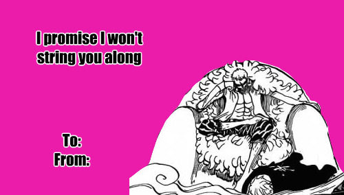 pretty much manga and stuff • Some one piece Valentines cards